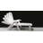 Kali Folding Sun Lounger with Wheels and Reclining Back Rest-10168096