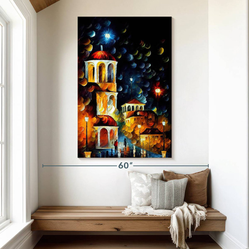 Aime Athens Night I, 51" H x 34" W