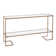 Luisdavid 52'' Glass Top Console Table