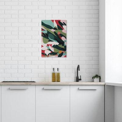 Jardin minimaliste sur toile