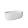 51'' Freestanding Bathtub Resin Stone Soaking Bathtub Solid Surface Modern Tubs With Overflow