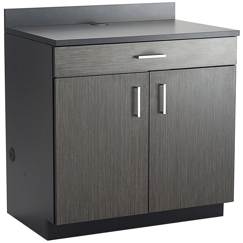 Asian Night Black Adjustable Shelving Office Cabinet