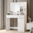 Vanity Desk with LED Mirror, Large Drawer, and 3-Tier Storage Shelf  3 Lighting Modes-1122895278