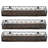 3 Piece Wall Decorative Spice Rack Set with Wood Base