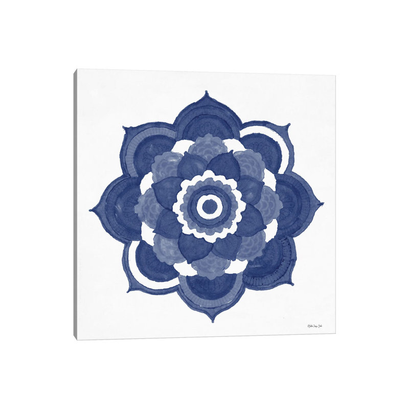 Global Pattern III by Stellar Design Studio - Print on Canvas, 30.48 cm H x 30.48 cm W, White Floater Frame