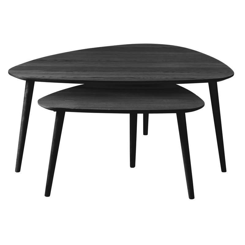 Farnhamville Three Leg Coffee Table, Black