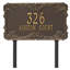 Plaque d'adresse sur 2 lignes Signature Series-150604153-150604157-150604155