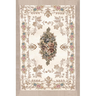 Stylish Woven Carpet (4 x 6 Feet), 100% Polyester, 0.3 in Pile Height | Antibacterial, Non-Slip PVC Dot Underside | Machine Washable, 3D Digital Printed Design | Perfect for Living Room, Bedroom & Office Decor