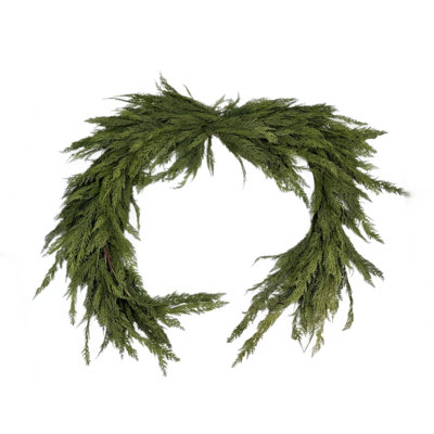 Artificial Cedar Swag Garland 8 Ft