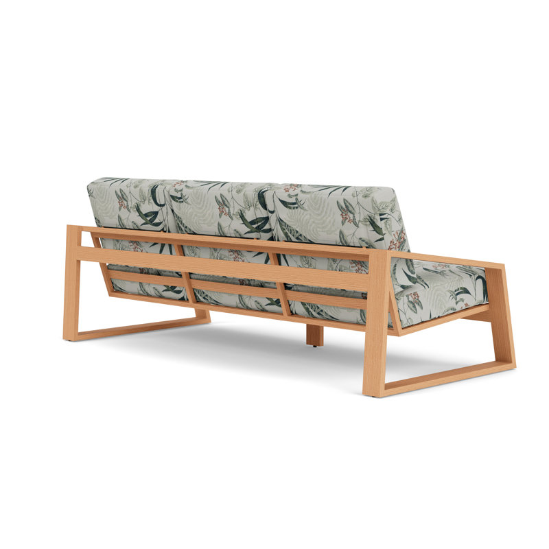 Pursuit Outdoor 3 - Seat Patio Sofa, Delicate Botanical Sage