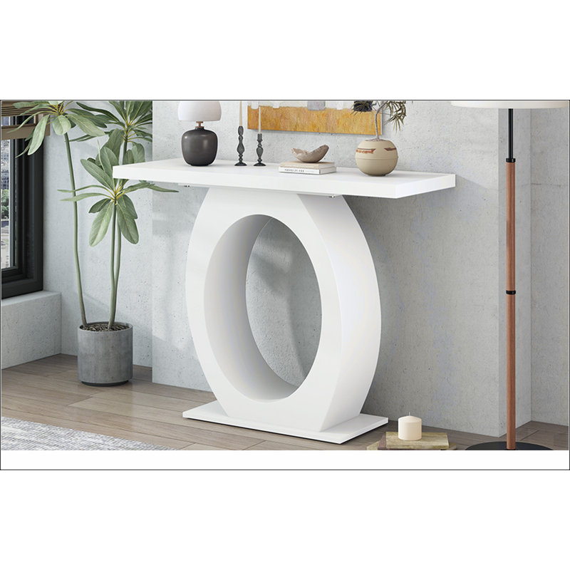 Console moderne et élégante avec base en forme d'œuf Mirod