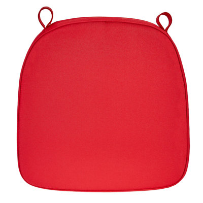Coussin de chaise argenté de 2 po d'épaisseur Chiavari