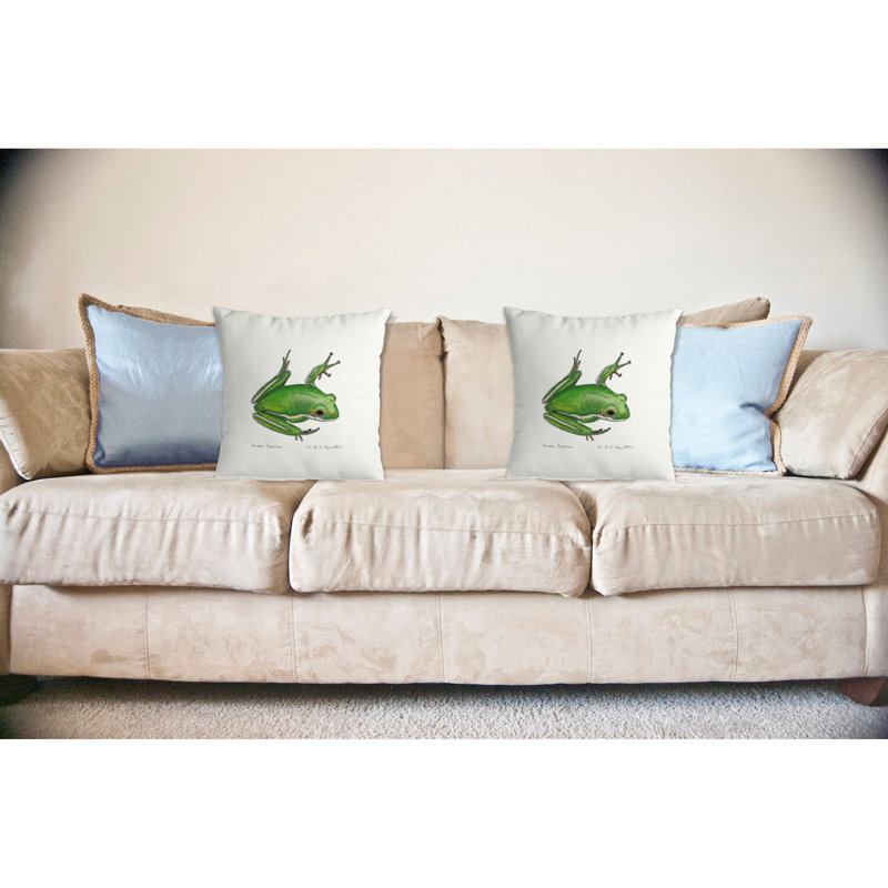 Coussin décoratif intérieur/extérieur treefrog