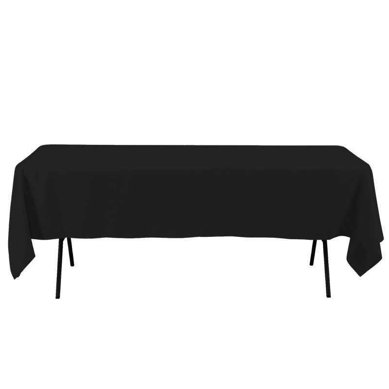 Kennedale Tablecloth, 60" x 102", Black
