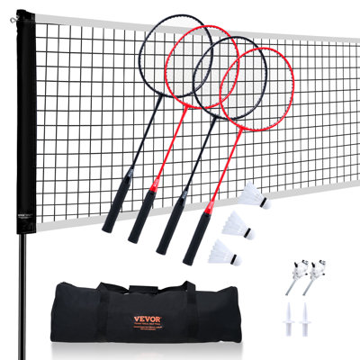 VEVOR Mesh Badminton with Carrying Case