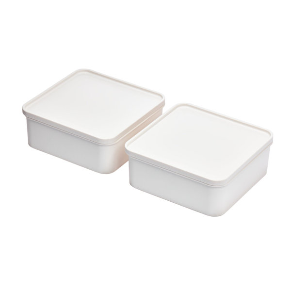 iDesign Round Divided Fridge and Freezer Storage Container with Lid, 6. ...