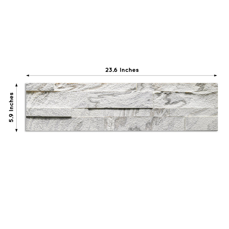 Pelez et collez de 5,9 po x L 23,6 po