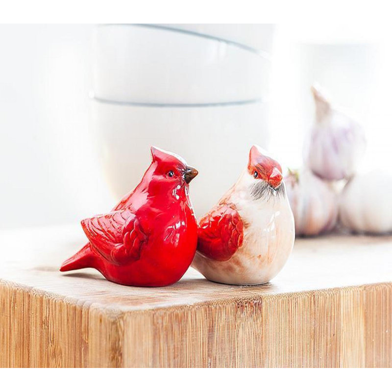 Salière et poivrière Cardinals
