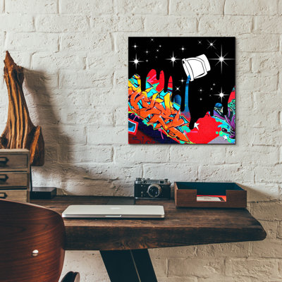 Winston Porter 'Mini Mal 2' by Mark Ashkenazi Acrylic Glass Wall Art