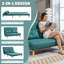 Modern Futon Sofa Bed - Click Clack Convertible 2 Seater-936586261