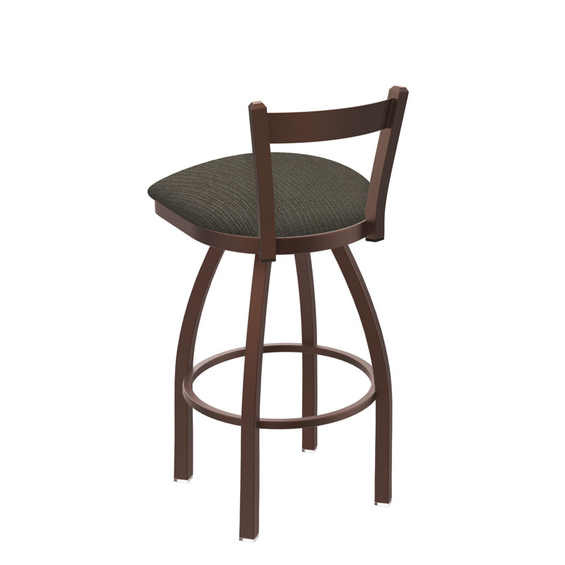 Tabouret de bar 821 Catalina, Calice graphique, Bronze, Tabouret de comptoir (assise de 25 po de hauteur)