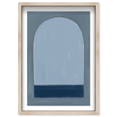 Minimal Ocean Window Print by Oliver Gal