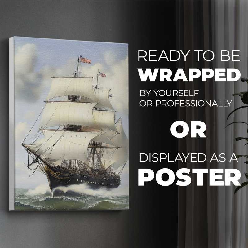 NAUTICAL Series LIX - Impression sur toile seulement - NON CADRE, H 27 po x l 18 po