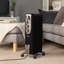 Russell Hobbs RHOFR5001B 1.5kW Oil Filled Radiator, 7 Fin, Black-47835031