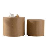 Modern Round Nesting Coffee Tables (Set of 2)
