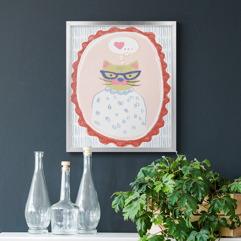 Toile de qualité supérieure encadrée de la collection B de Cameo, Argent, H 24 po x l 20 po