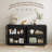 Designer Modern Textured 59'' Three-dimensional Relief Sideboard-1649558318