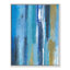 «Rythmic Blues», reproduction d'art sur cadre flottant-46828403-46828399