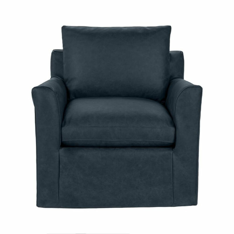 Cassiano Swivel Armchair, El Paso Navy