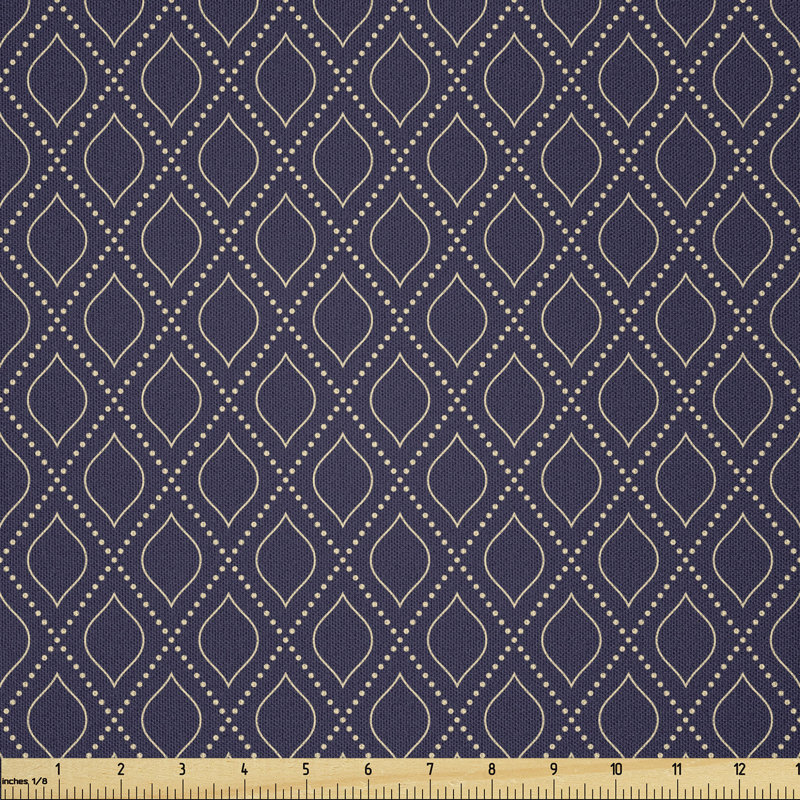 Darric Ogee Grid Ornament Multi-purpose Fabric