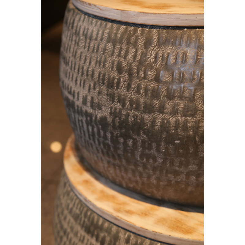 Boustrophedon Drum Coffee Table