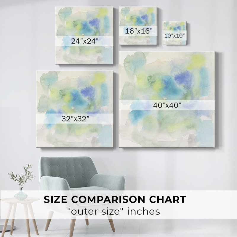 Cool Wash I-Gallery Wrapped Canvas, H 24 po x l 24 po x P 1,5 po