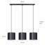Elisa 3 - Light Black Kitchen Island Pendant-40740981