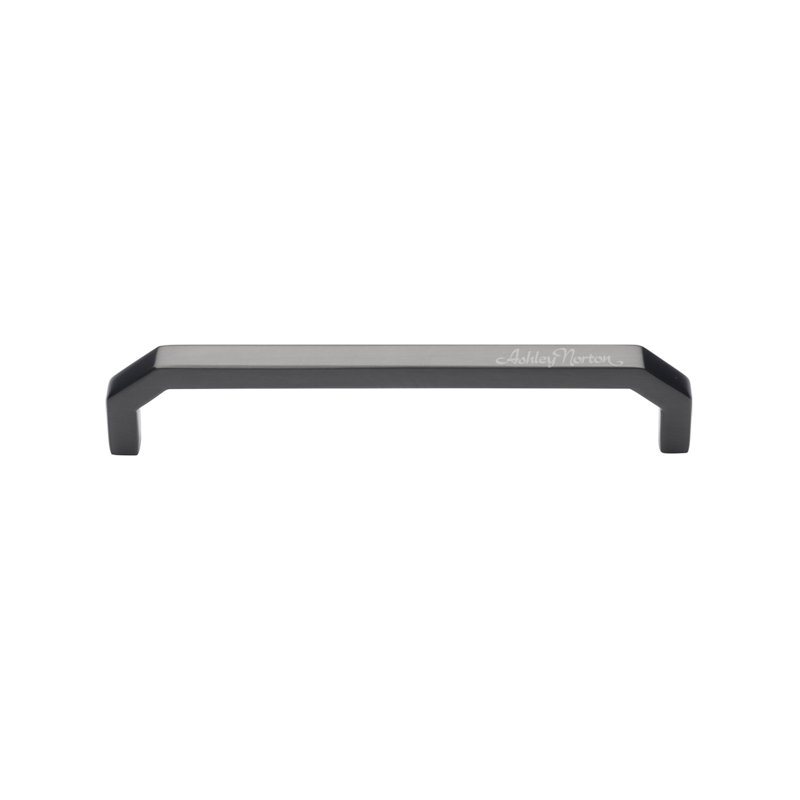 Poignée angulaire pour armoire, Noir mat, 8"