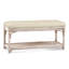 Summer Retreat Wicker Shelf Storage Bench-71425151-86505846