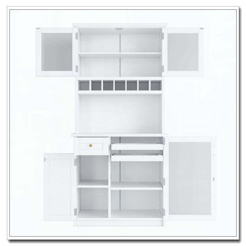 Armoire de cuisine Farmhouse, Blanc
