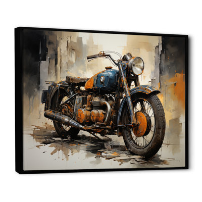" Vintage Motrocycle Memory I "