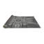 Tapis noir en laine et polyester tissé à la machine-699371640