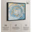 Toile dorée I, art abstrait bleu par Art Remedy-107758337-107758326