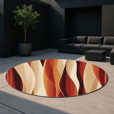 Tapis intérieur et extérieur Amber Echo