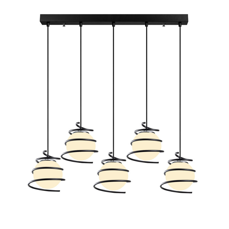 5 - Light Black Kitchen Island Pendant