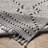 Anfaniola Geometric Machine Woven Area Rug in Gray/Black-1315992722