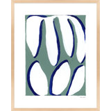 Contemporary Blues 2 By Andrea Stokes - Framed Wall Art