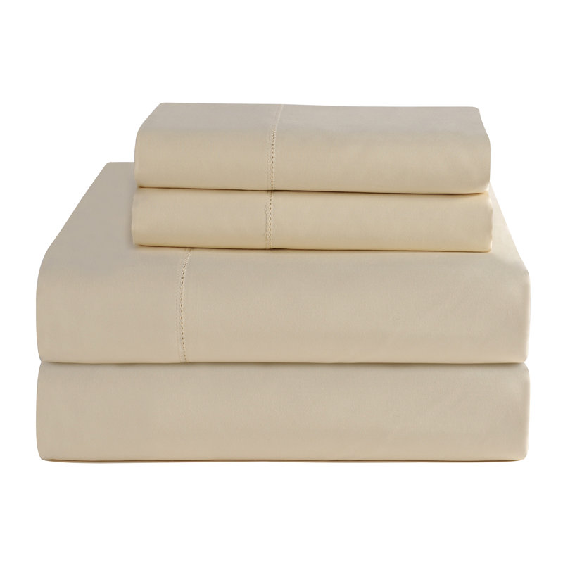 Sateen - Set of 2, Standard, Bone