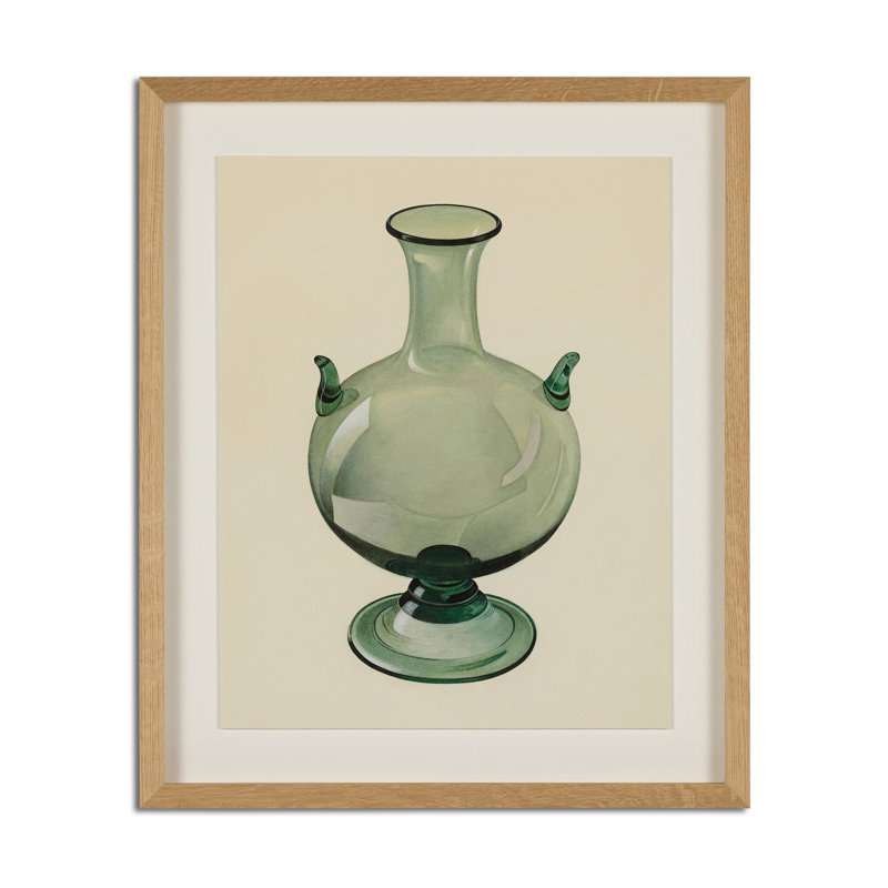 Green Vase by Edward White, 18"H x 15.5"W