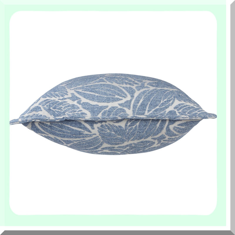 Chenille Flower CloudFill Throw Pillows - Set of 2 Blue